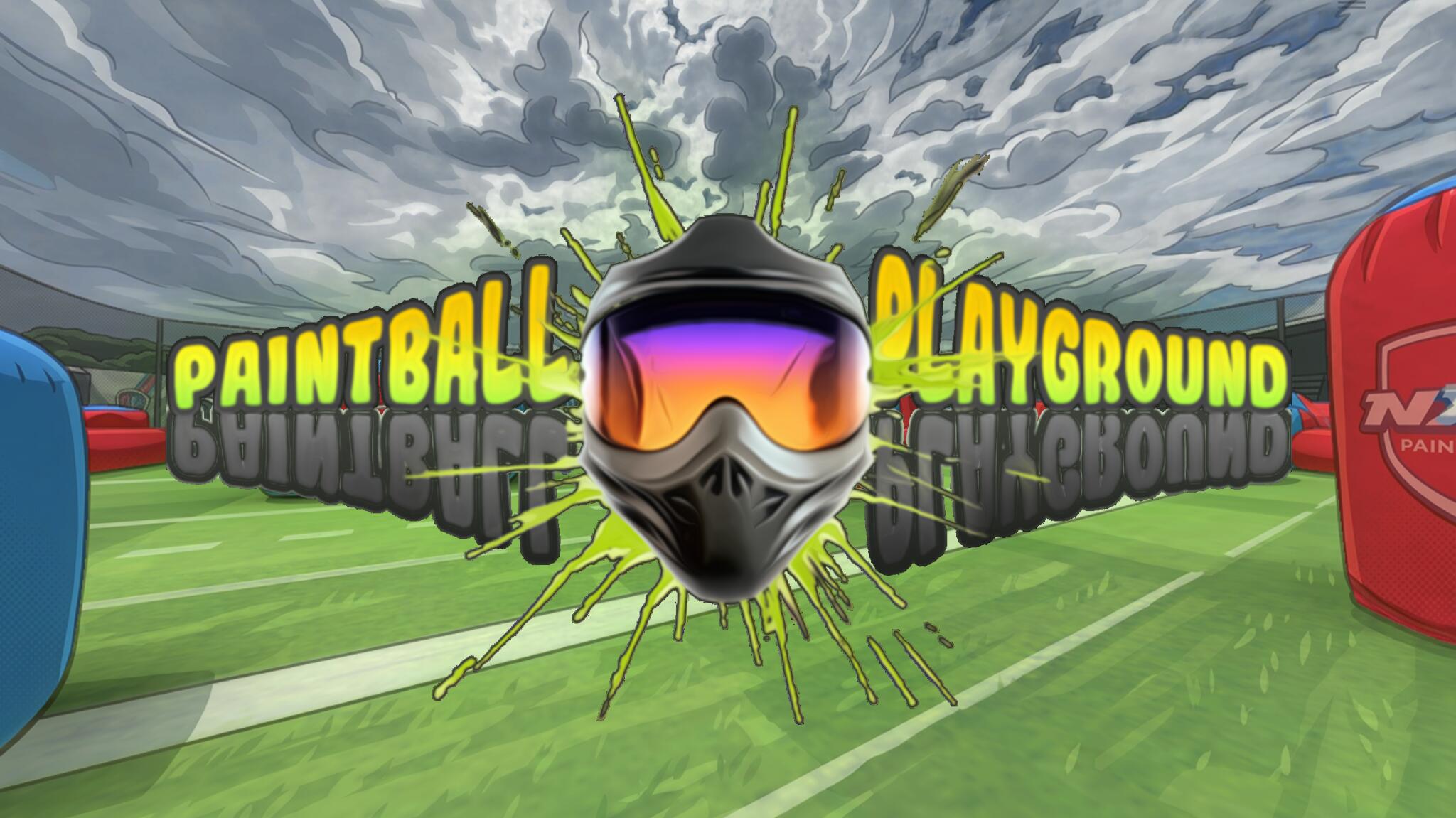 Discovery splash banner for Paintball Playground VR Discord server