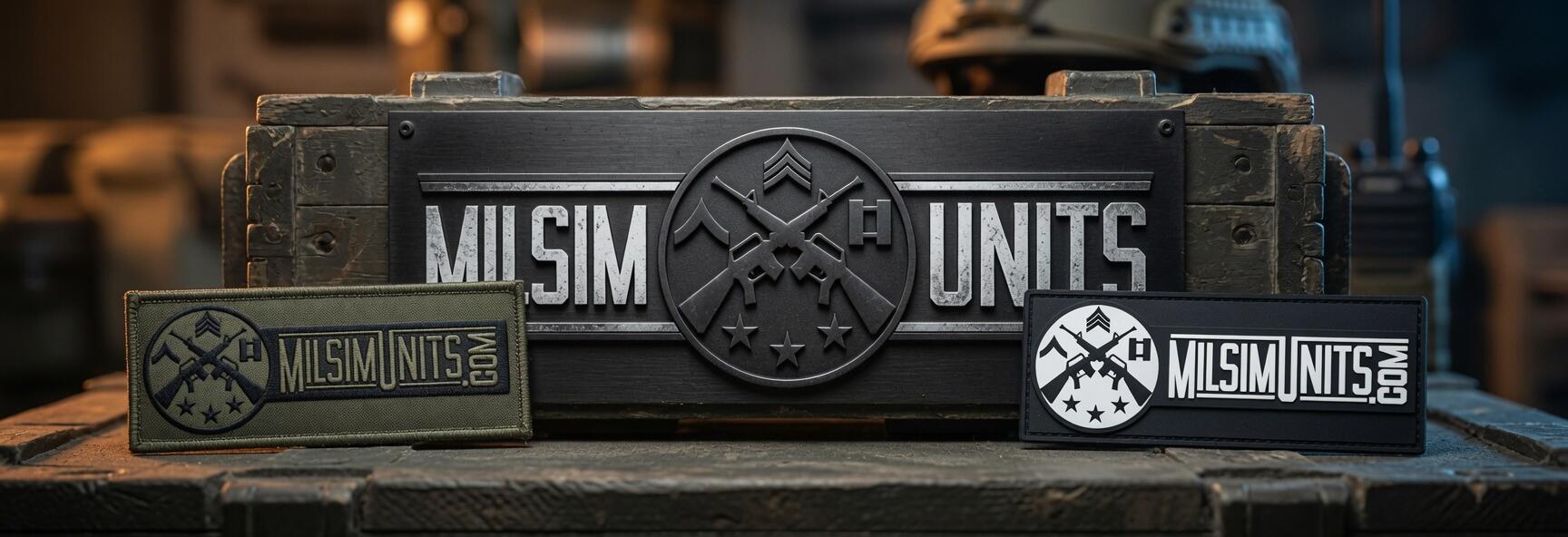 Discovery splash banner for Milsim Units Discord server
