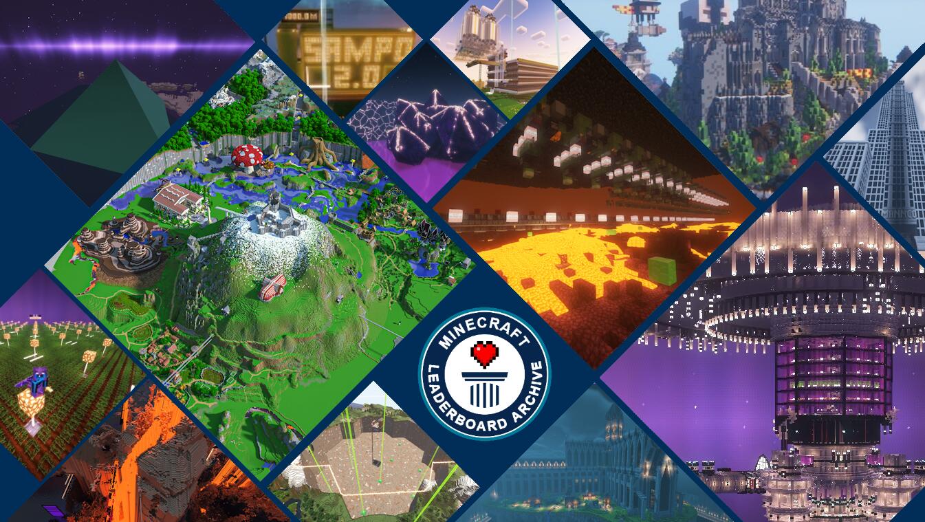 Discovery splash banner for Minecraft Leaderboard Archive Discord server