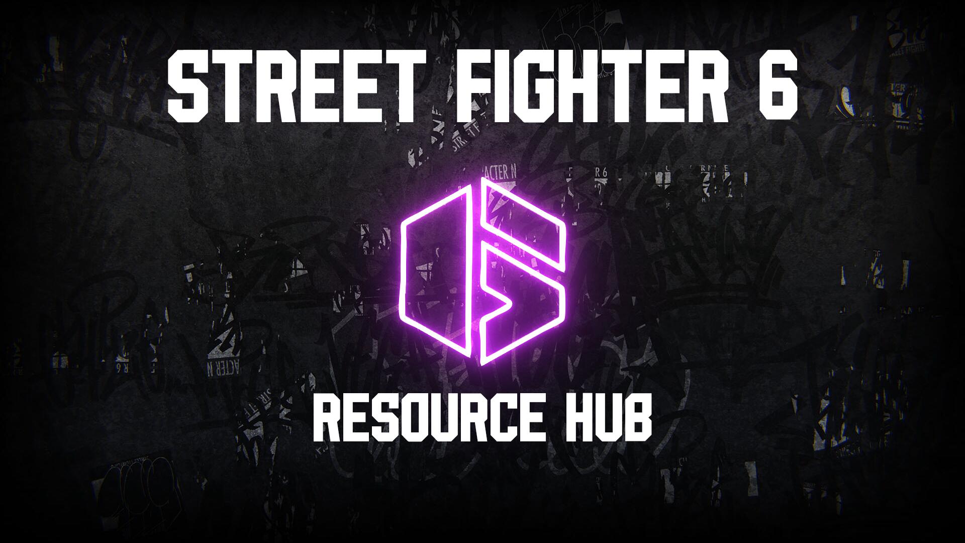 Discovery splash banner for SF6 Resource Hub Discord server
