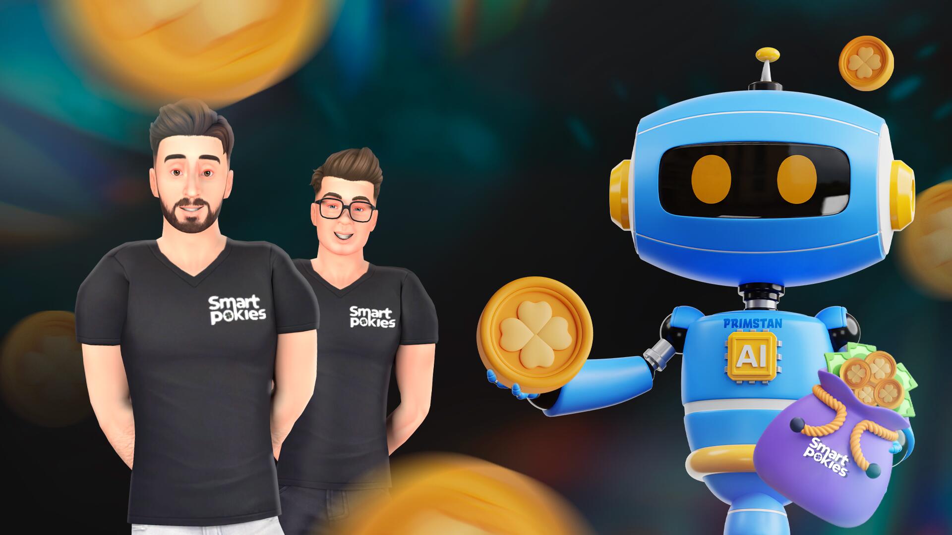 Discovery splash banner for Smart Pokies Discord server