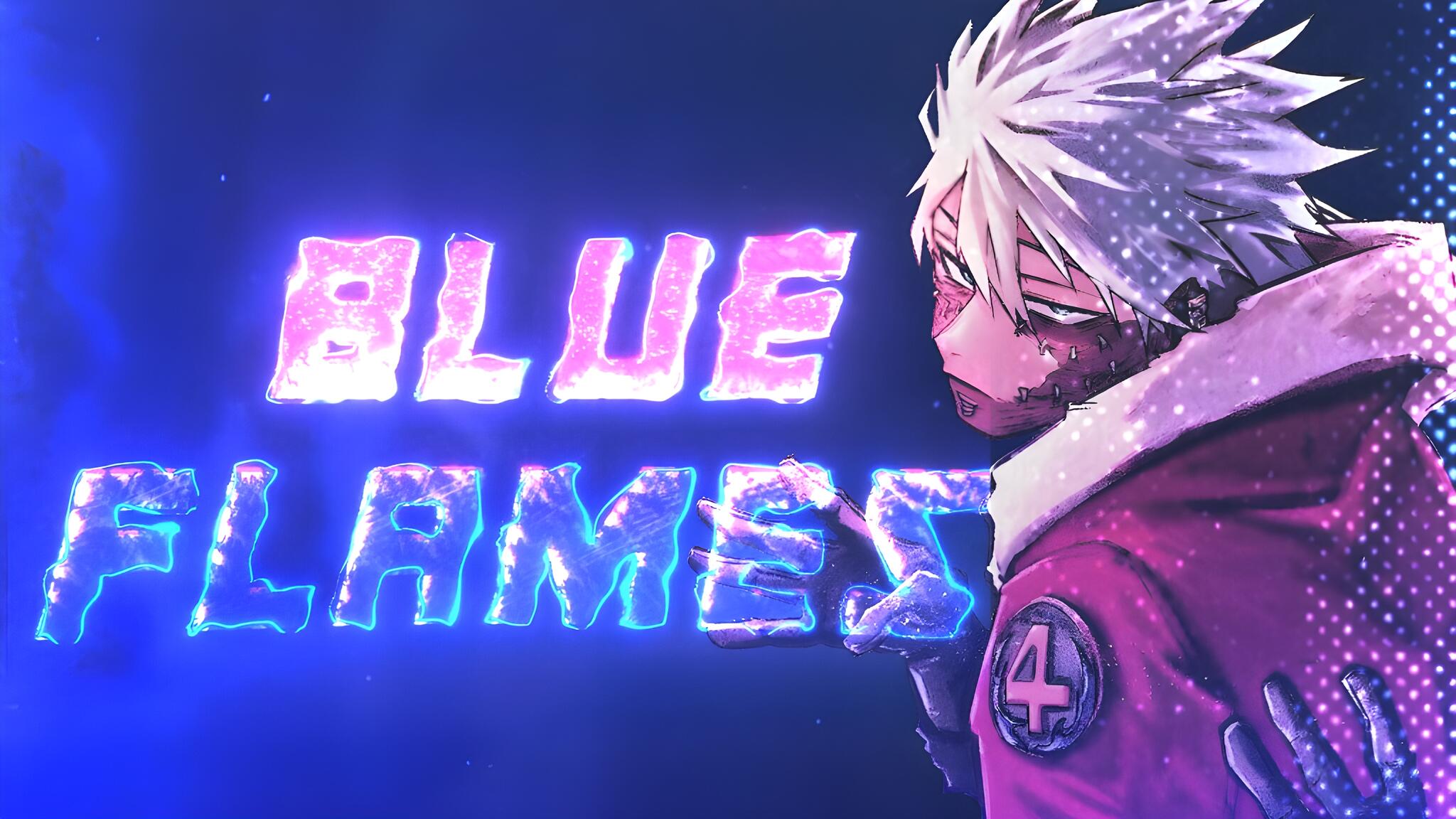 Discovery splash banner for Blue Flames Discord server