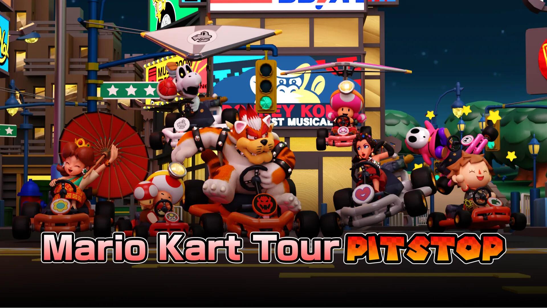 Discovery splash banner for Mario Kart Pitstop Discord server