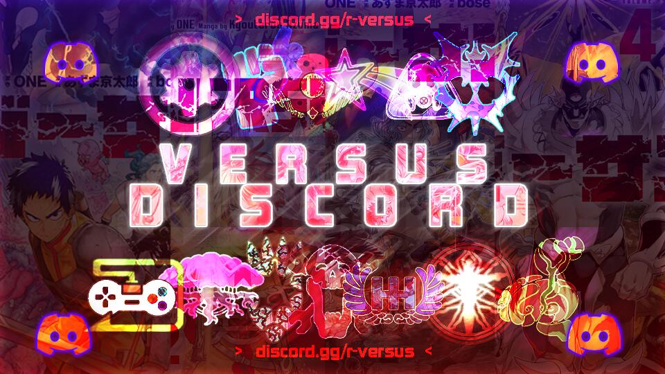Discovery splash banner for Versus Discord server