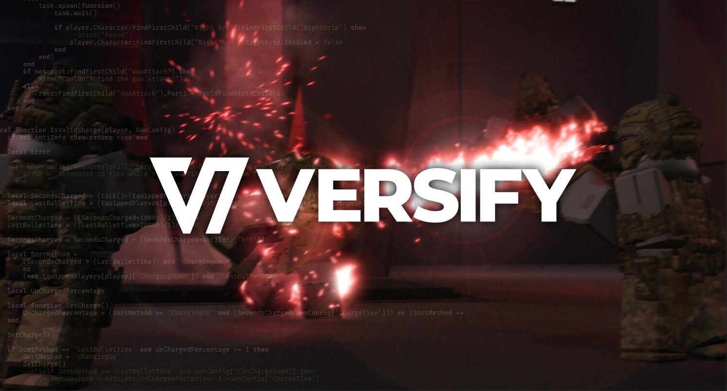 Discovery splash banner for Versify Discord server