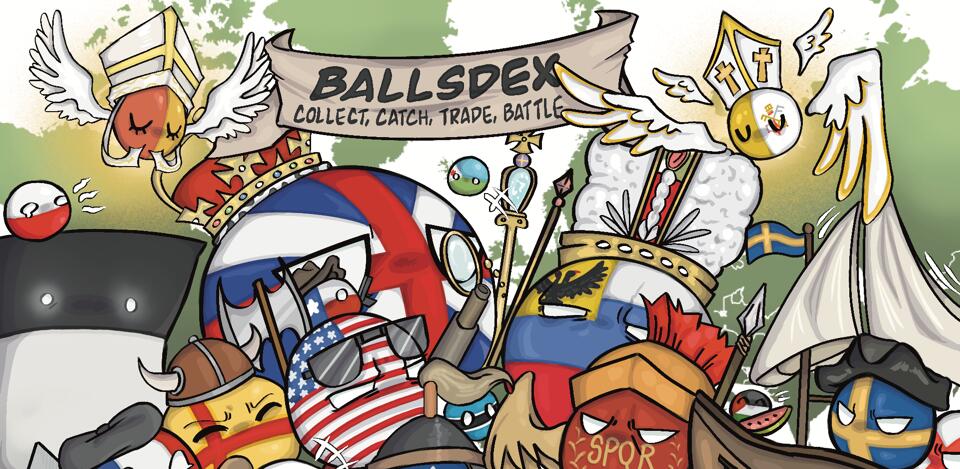 Discovery splash banner for Ballsdex Discord Bot Discord server