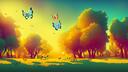Discovery splash banner for The Vivillon Garden Discord server
