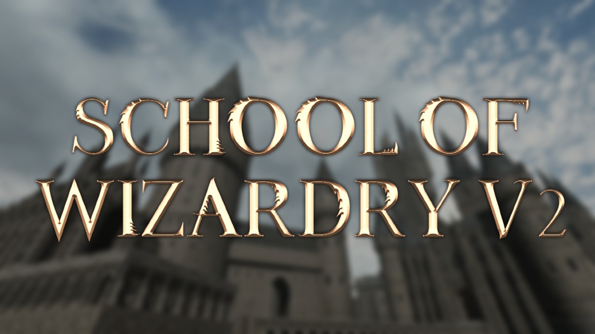 Discovery splash banner for School of Wizardry Discord server