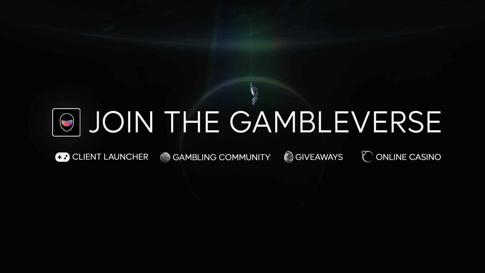 Discovery splash banner for Gambleverse Discord server