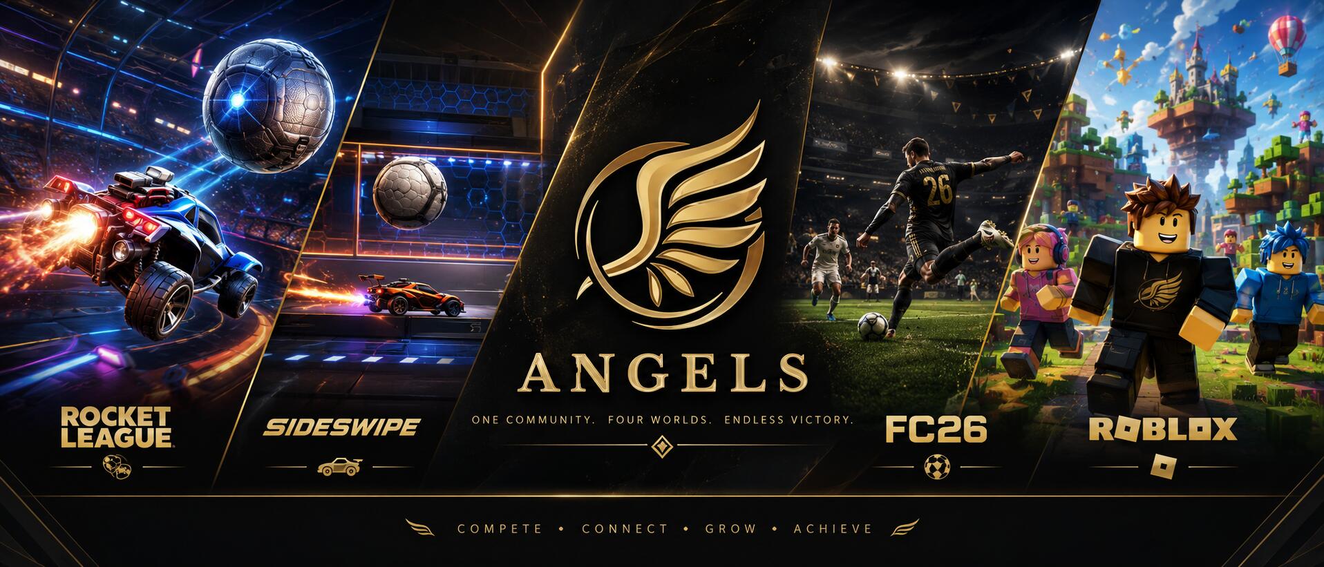 Discovery splash banner for @ Angels eSports A.S.D.® Discord server