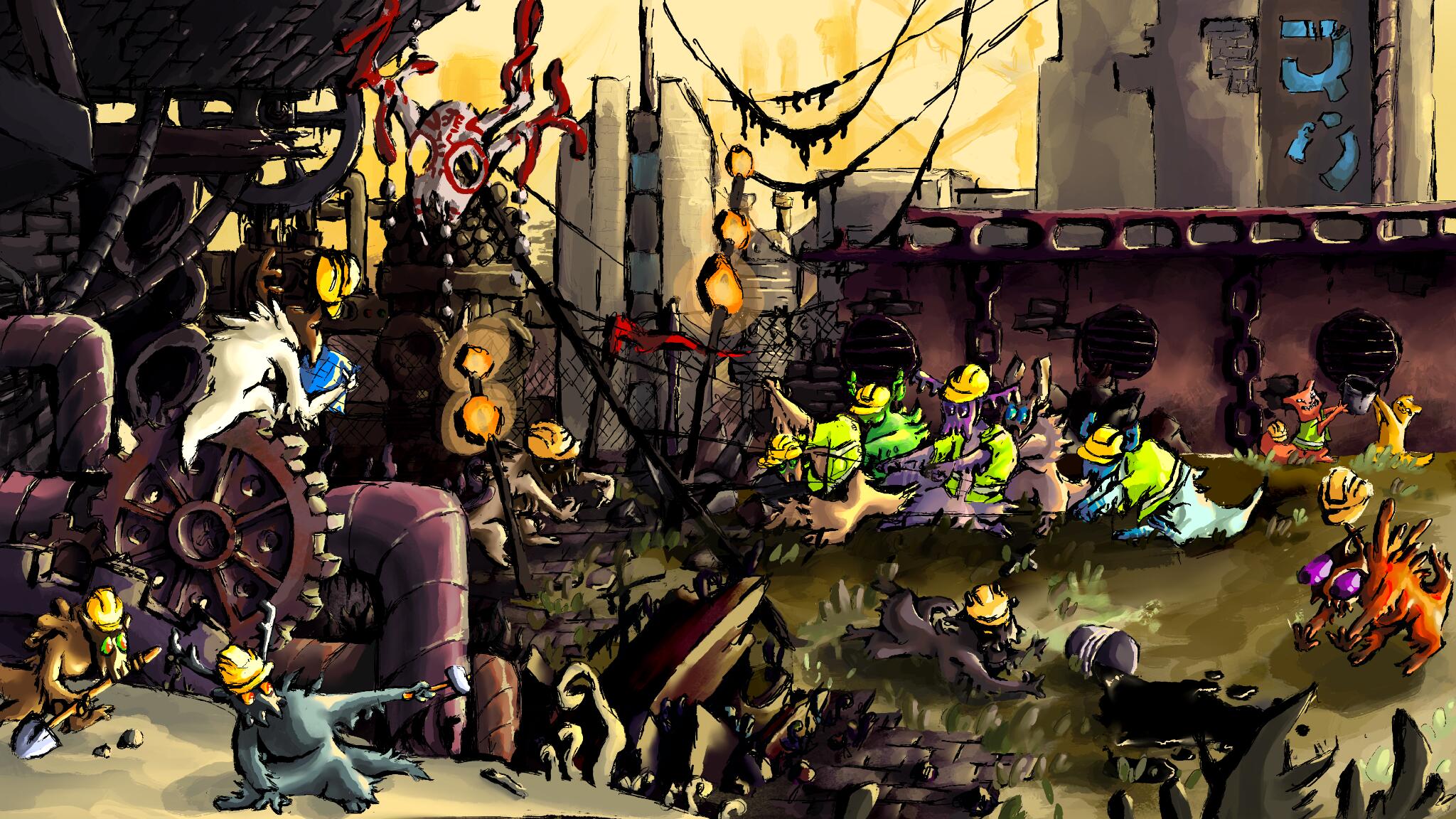Discovery splash banner for Rain World Modding Discord server