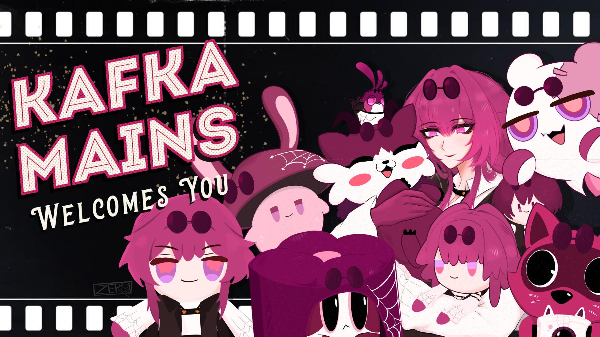 Discovery splash banner for Kafka Mains ☸ Honkai: Star Rail Discord server