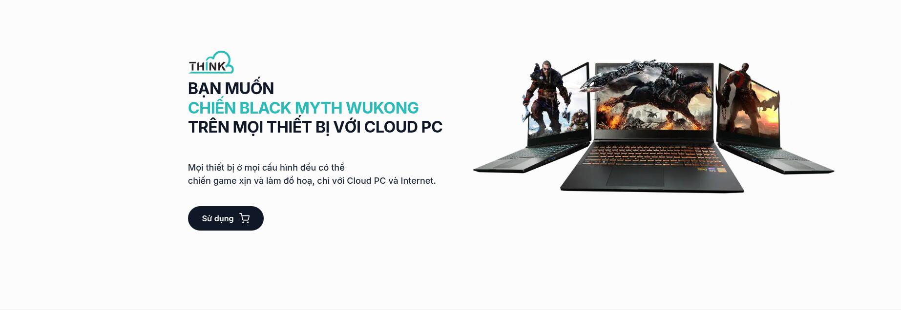 Discovery splash banner for Thinkmay: Cloud PC Discord server
