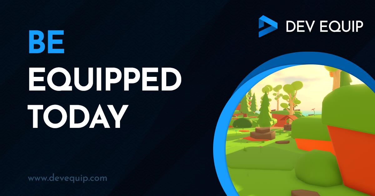 Discovery splash banner for Dev Equip🚀 Discord server