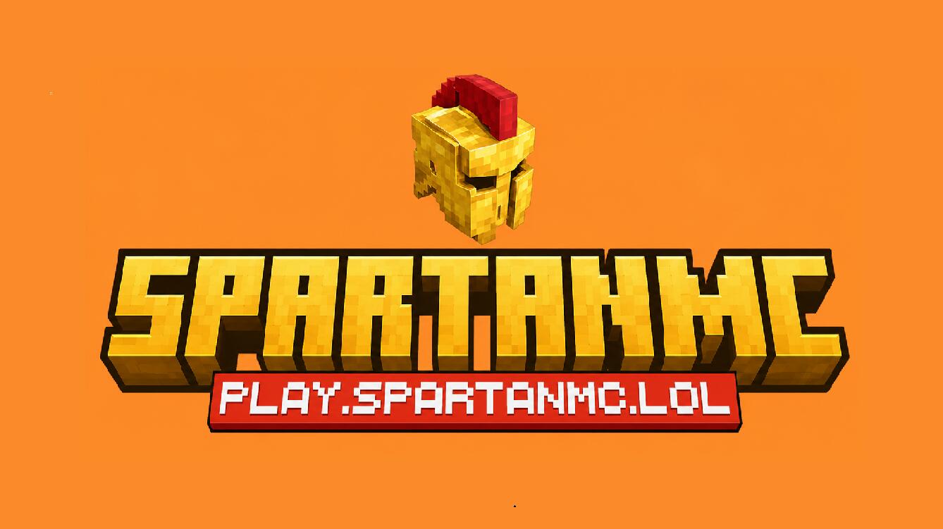 Discovery splash banner for SpartanMC (ex. minecave) Discord server