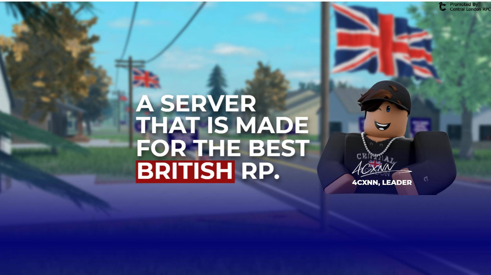 Discovery splash banner for 🇬🇧 Central London Roleplay Community Discord server