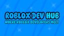 Discovery splash banner for Roblox Dev Hub Discord server