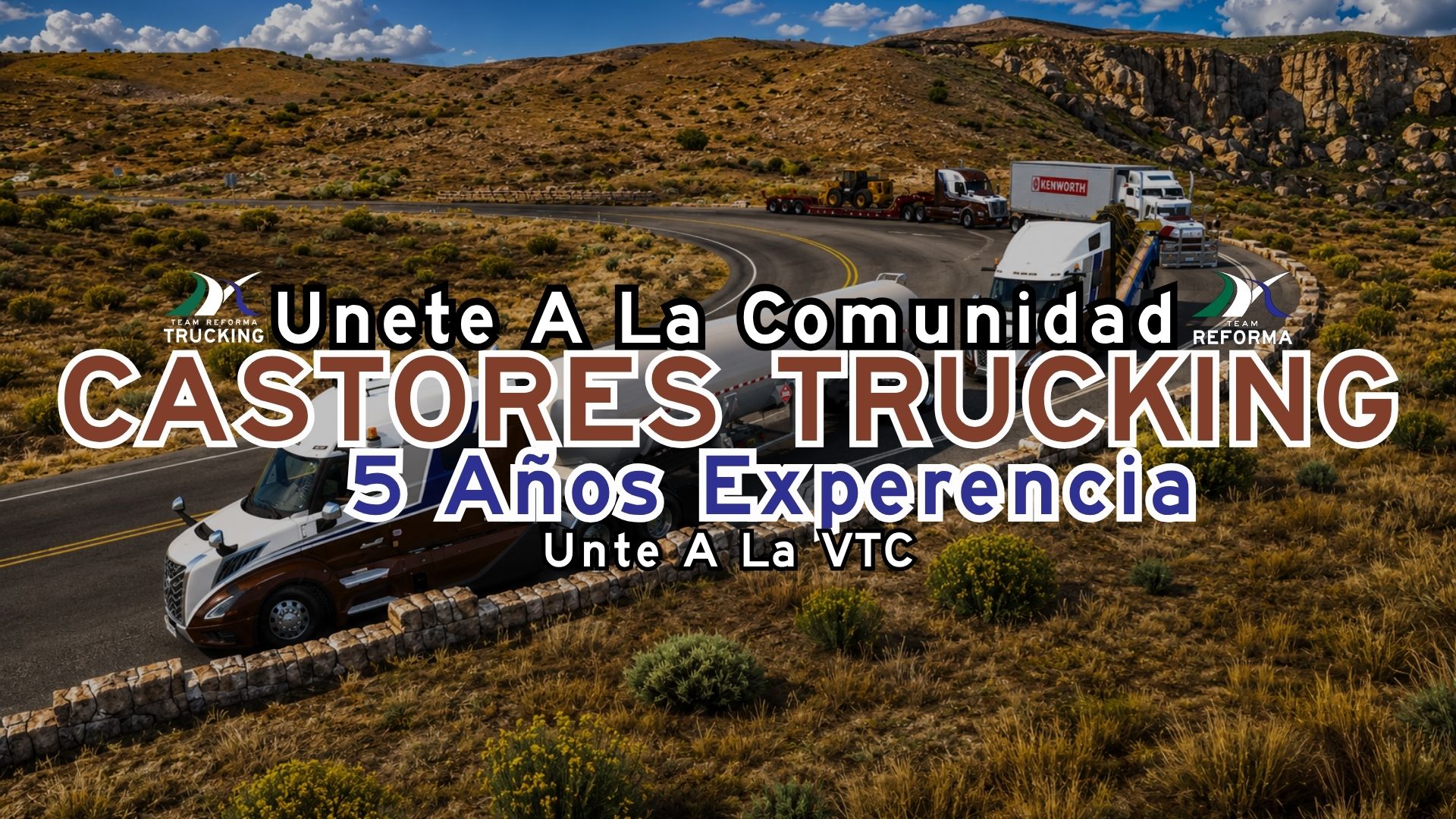Discovery splash banner for Castores Trucking Discord server