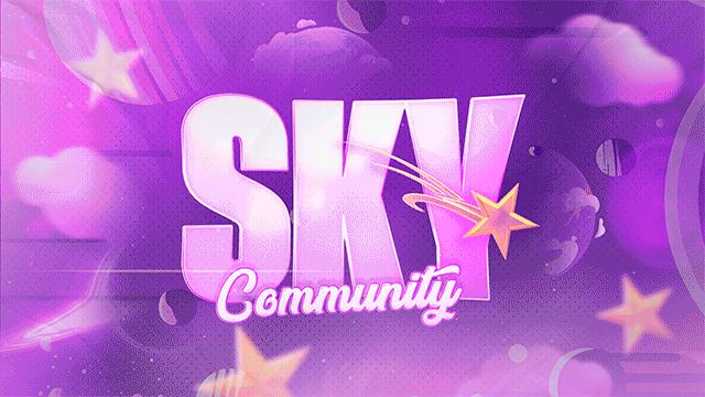 Discovery splash banner for 💫 | Sky Community #20K Discord server