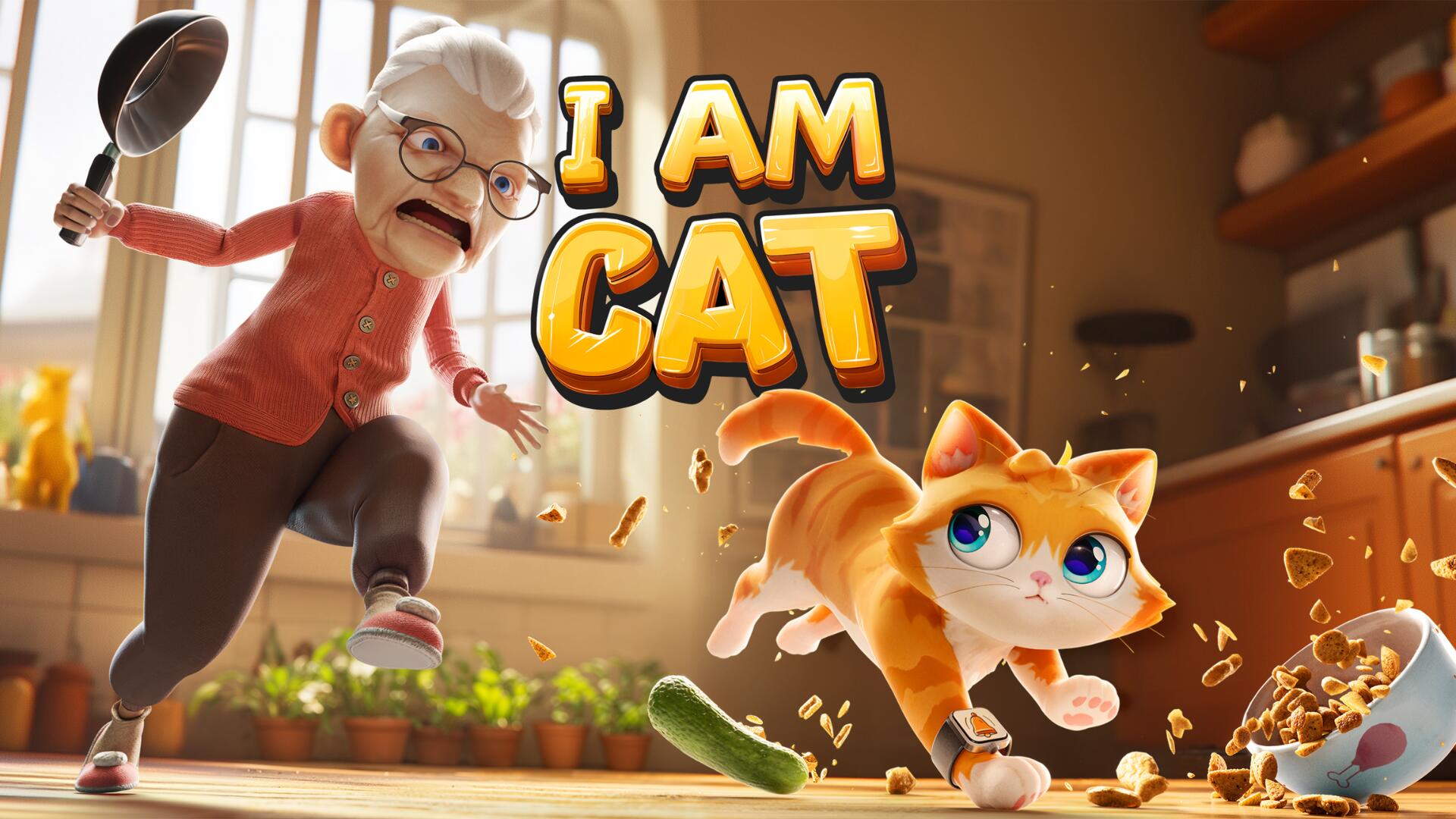 Discovery splash banner for I Am Cat Discord server