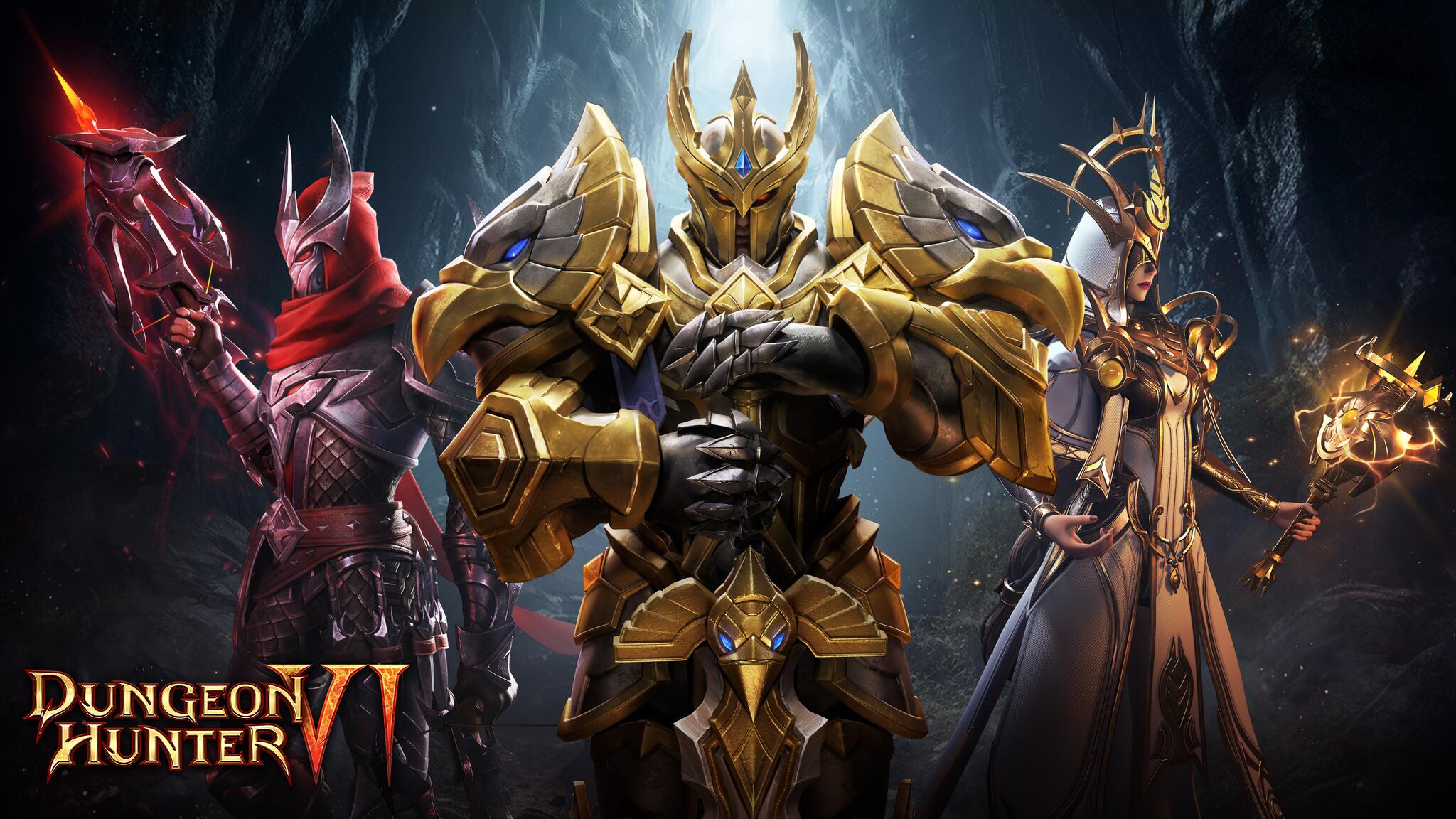 Discovery splash banner for Dungeon Hunter 6 Discord server