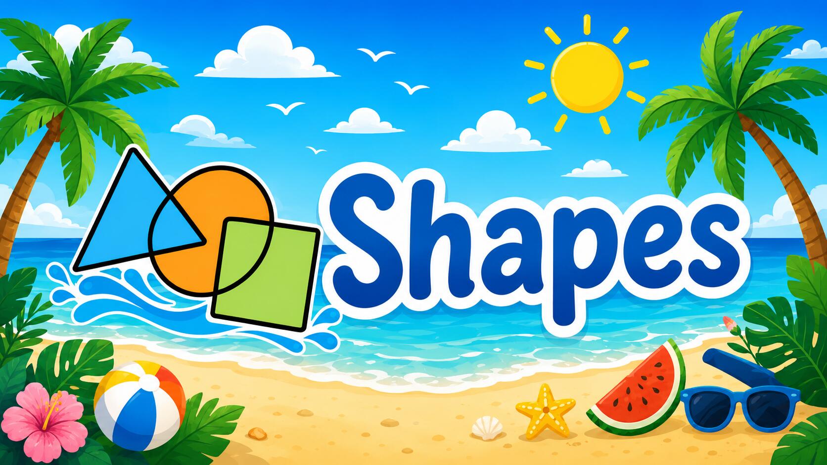 Discovery splash banner for Shapes Shore Discord server