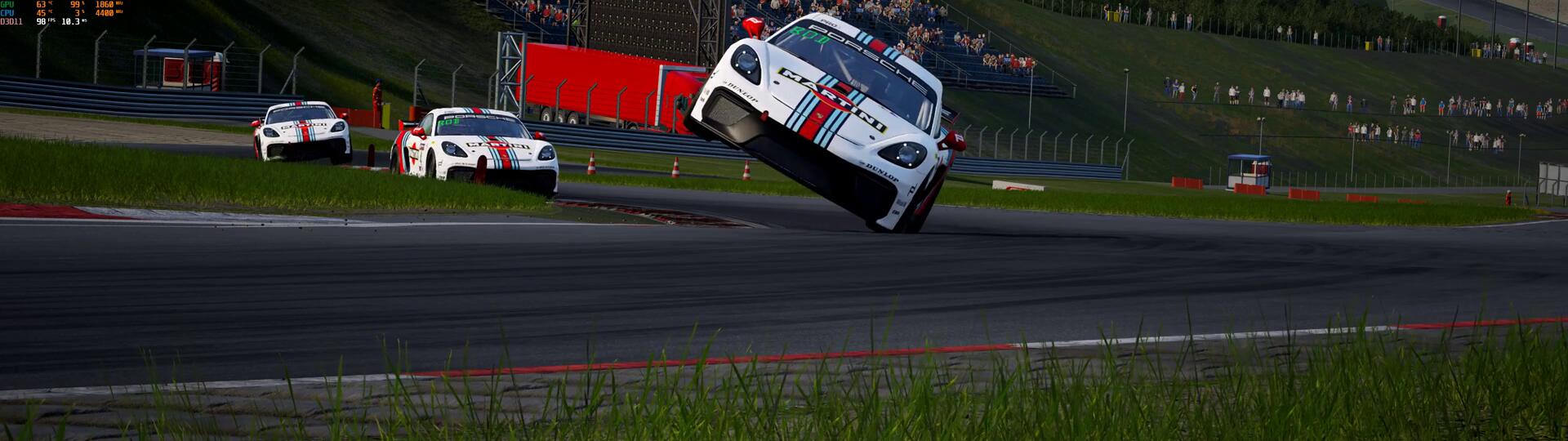 Discovery splash banner for r/simracing Discord server
