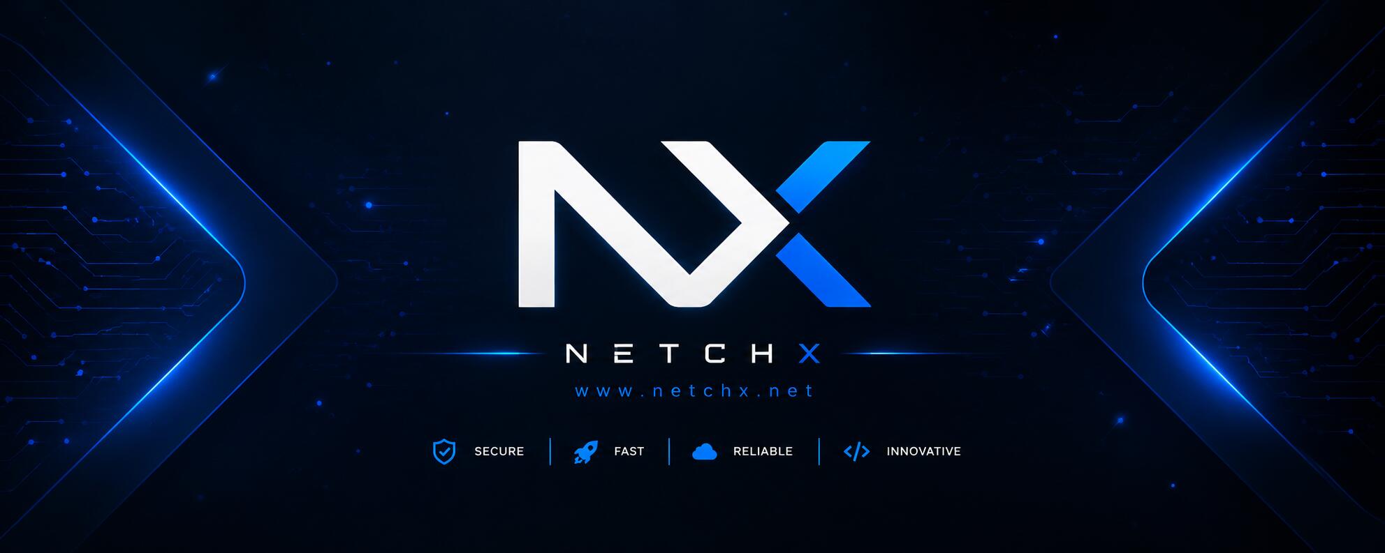 Discovery splash banner for NetchX Hosting™ Discord server