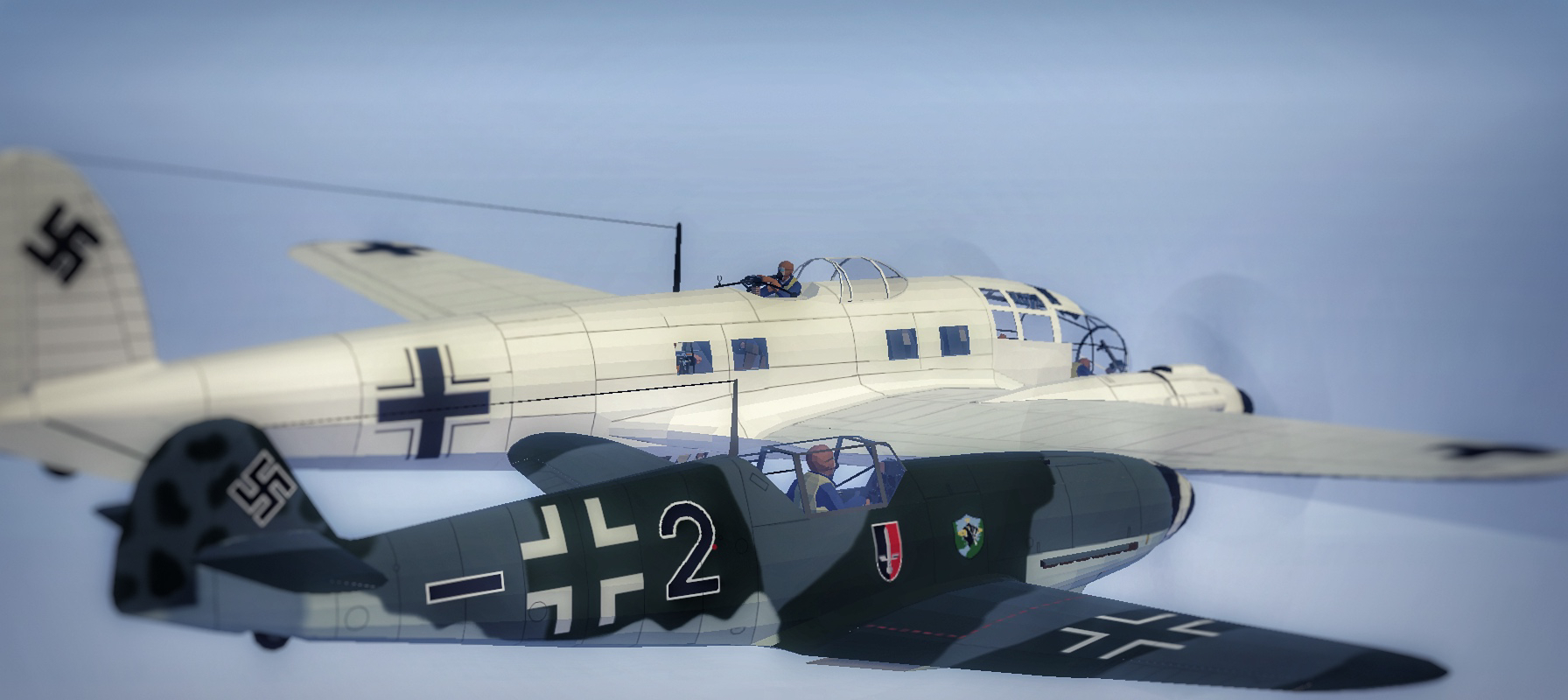 Discovery splash banner for Sky on Fire 1940 Official Discord server