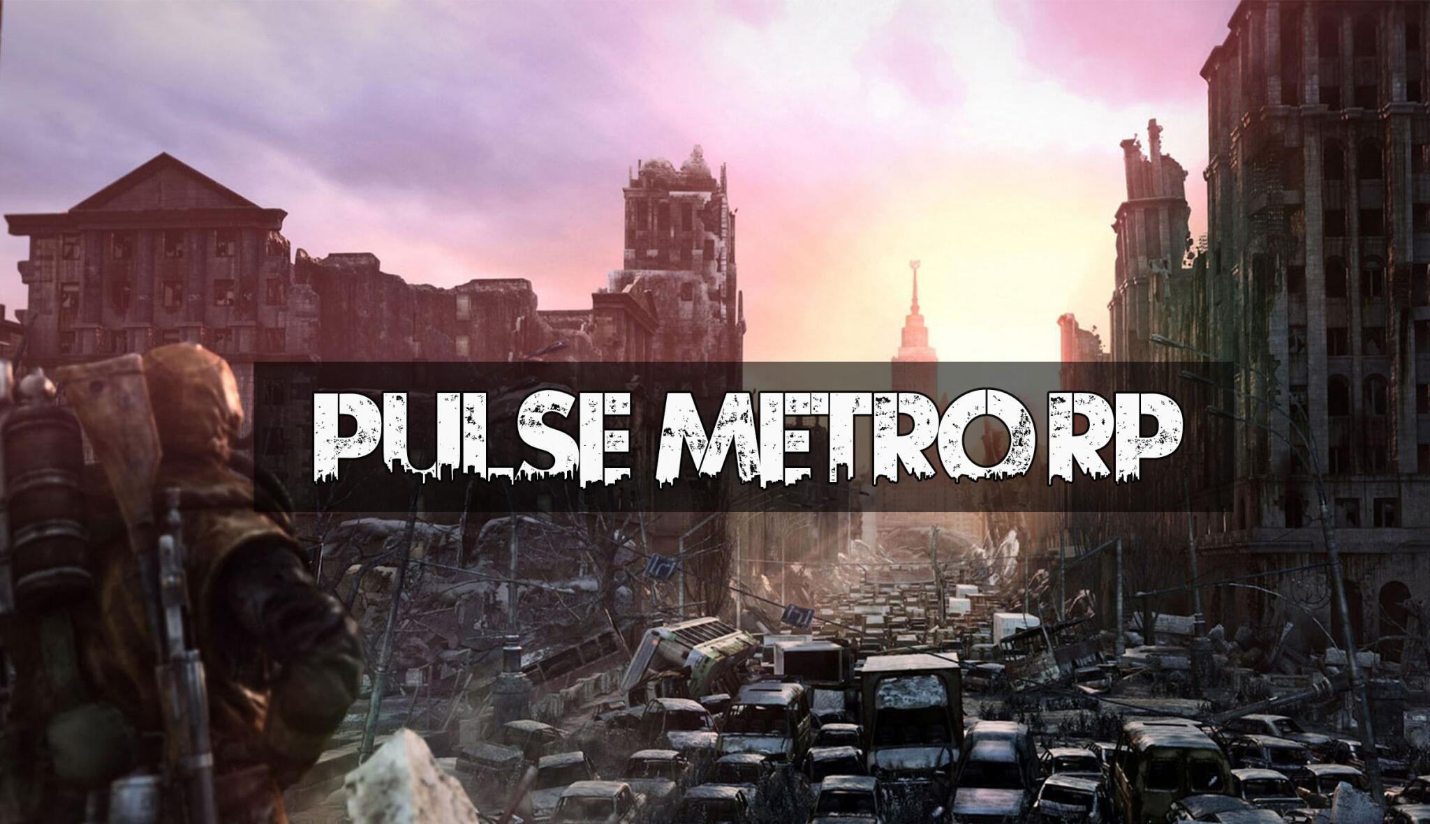Discovery splash banner for PULSE METRO RP Discord server