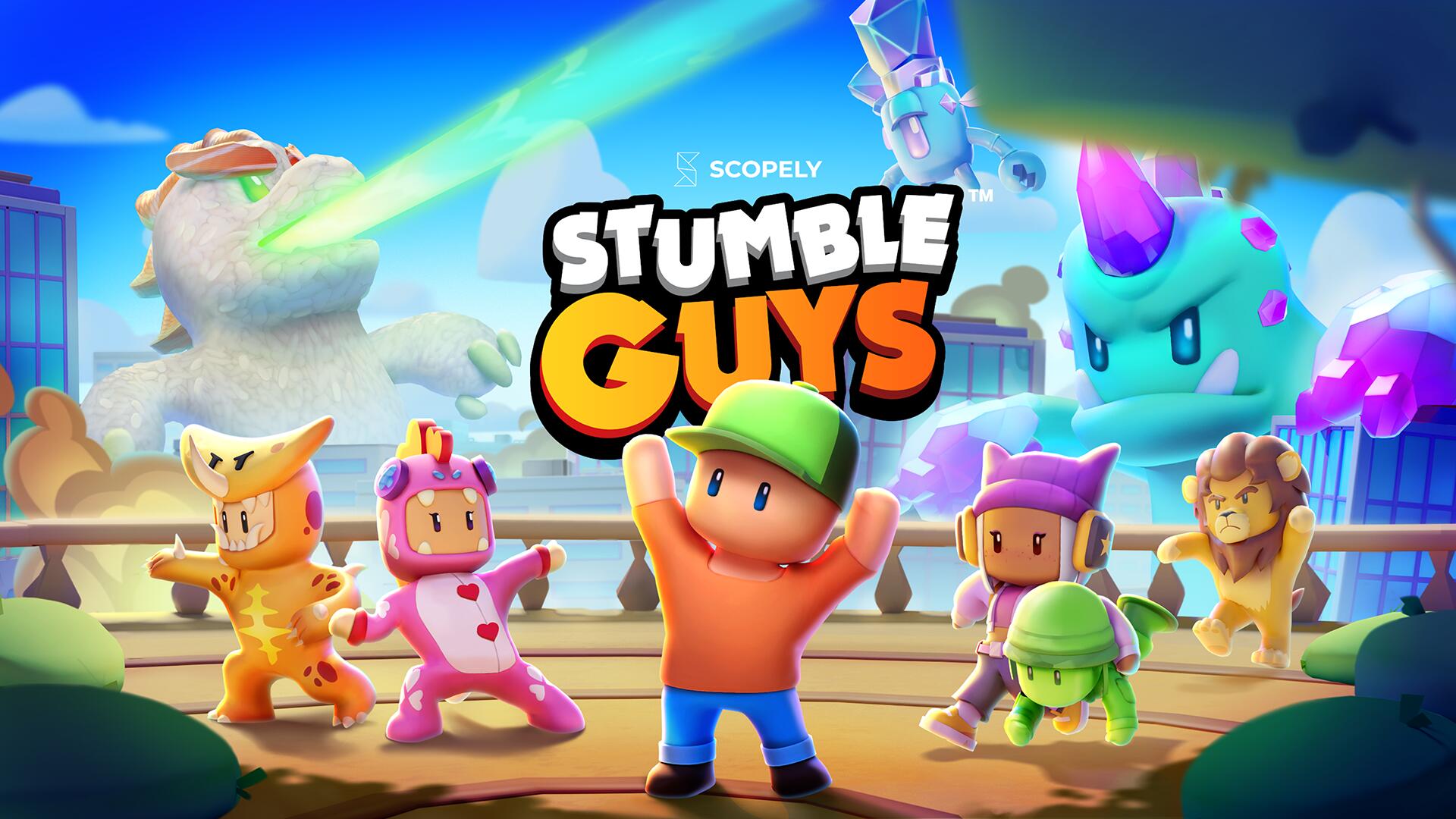 Discovery splash banner for Stumble Guys Español Discord server