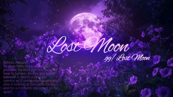 Discovery splash banner for ๐. Lost Moonโข โก | Dating. Social . Chill . Pfp ๐ ย เฃช Discord server