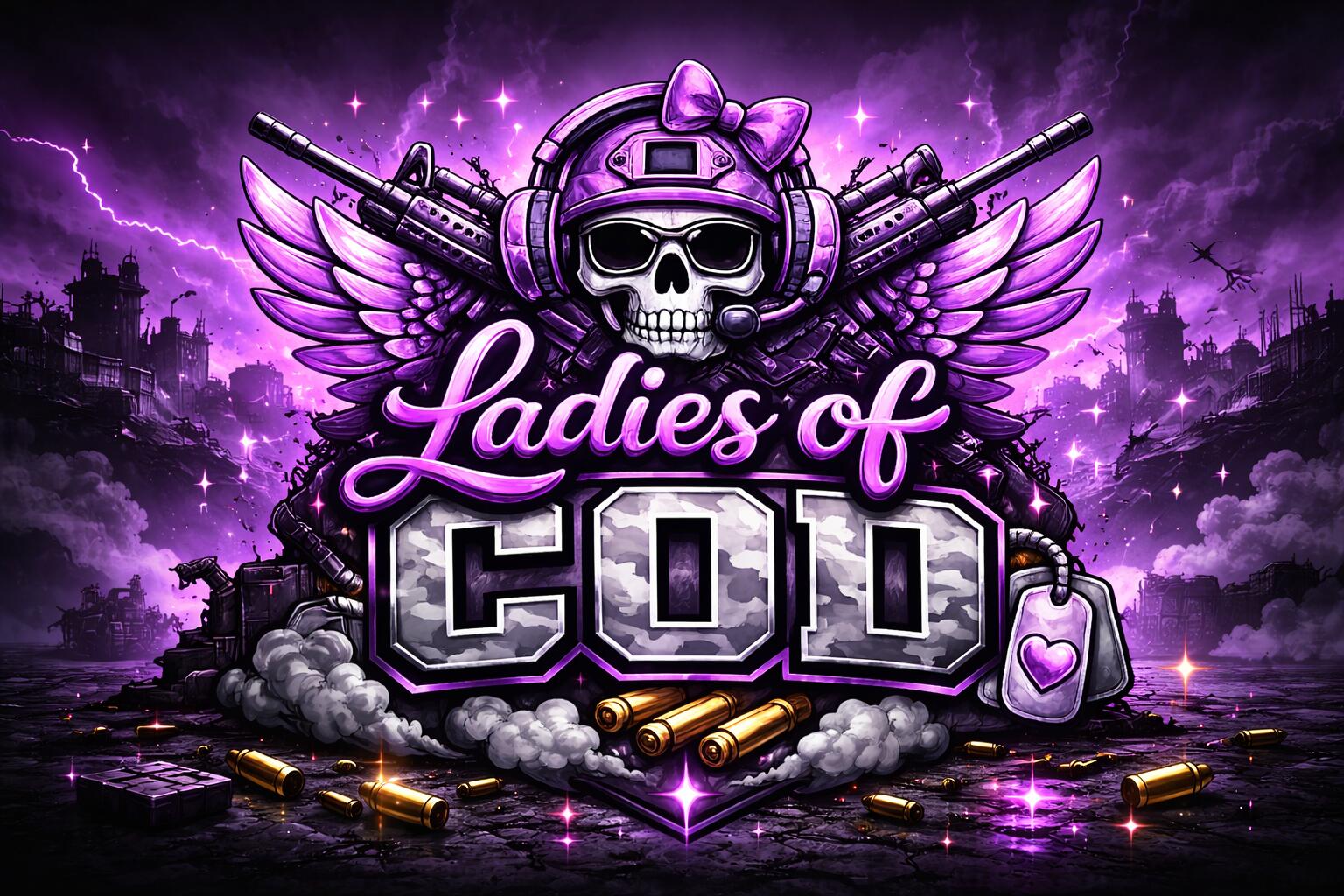 Discovery splash banner for Ladies of COD 💋 Discord server