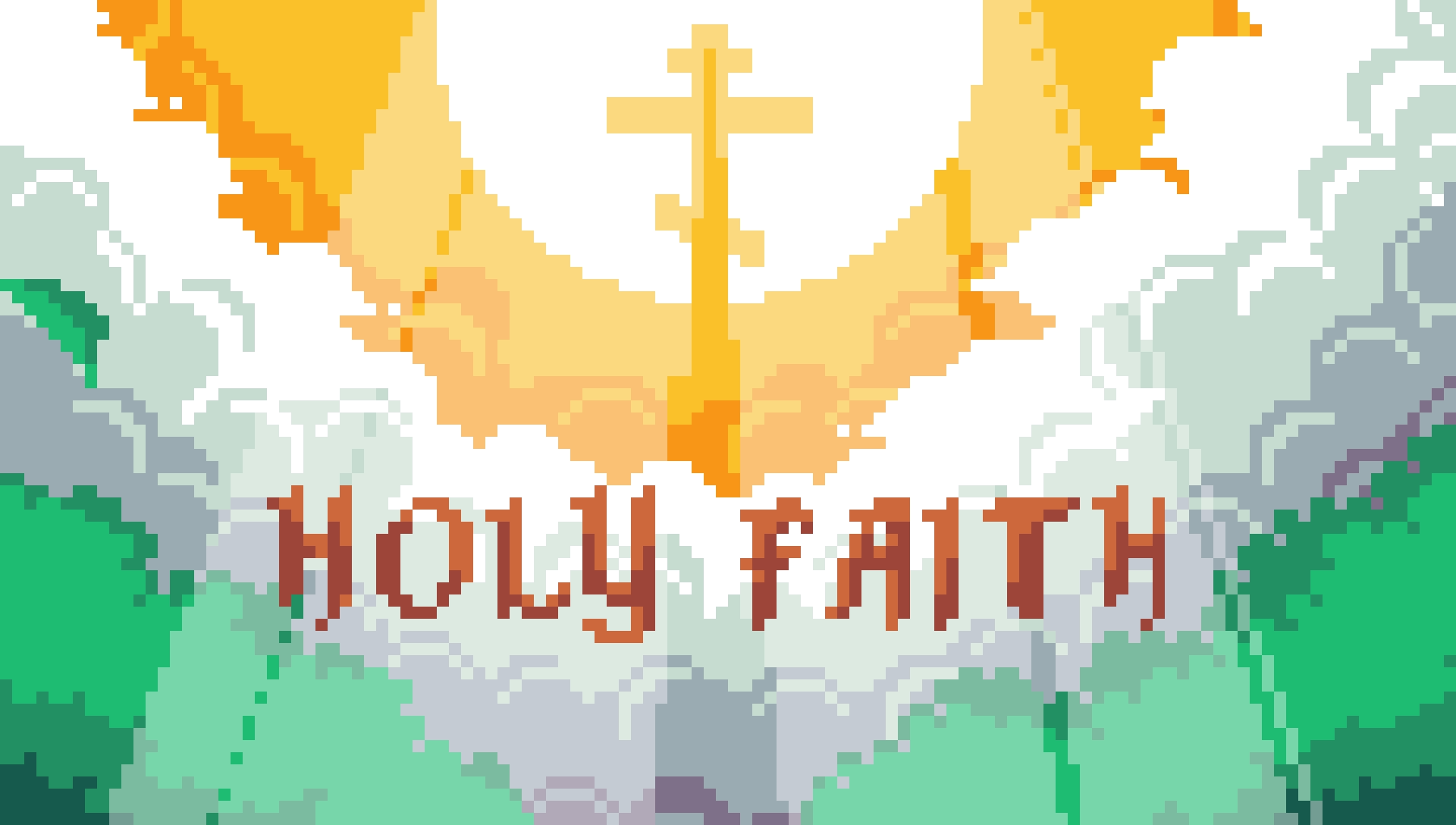 Discovery splash banner for HOLY FAITH ☦ Discord server
