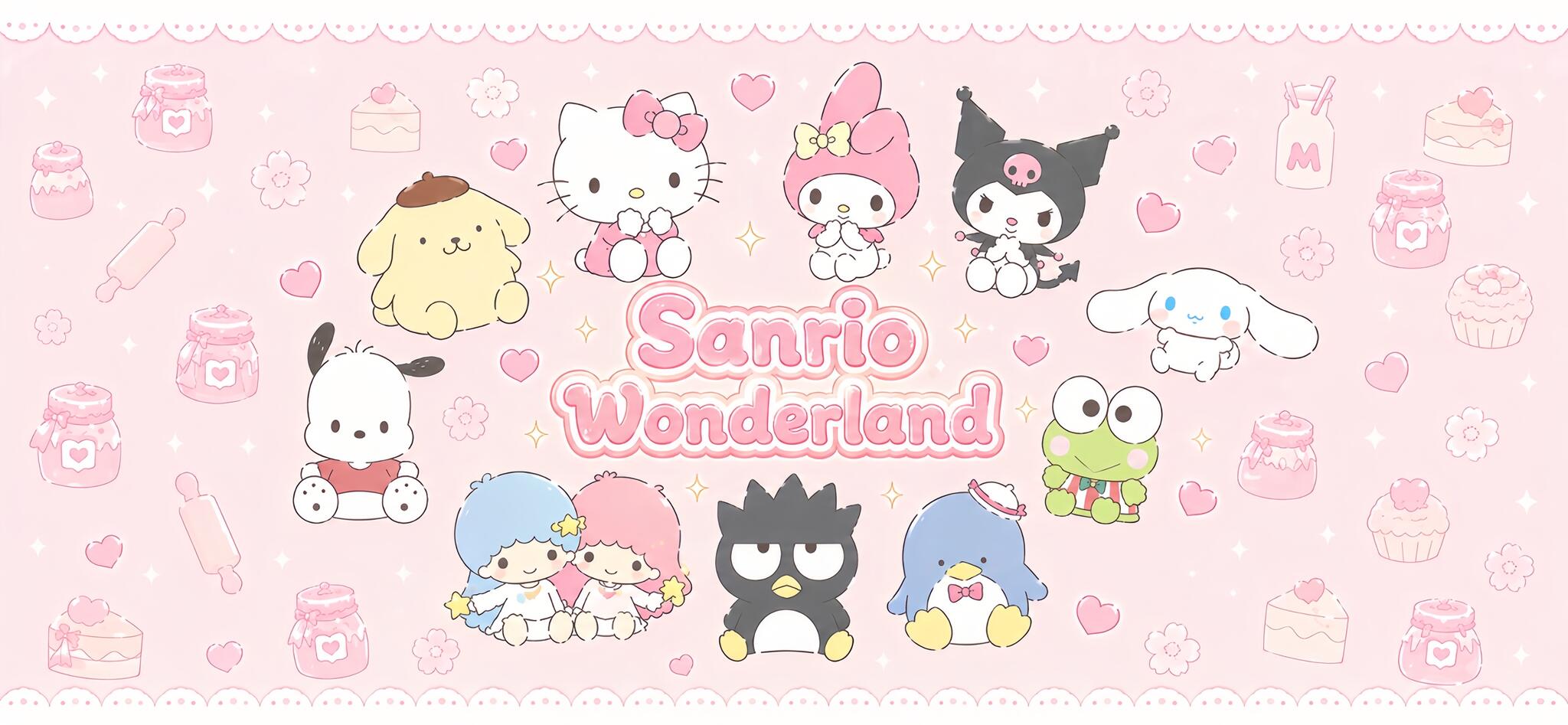 Discovery splash banner for Sanrio Wonderland Discord server