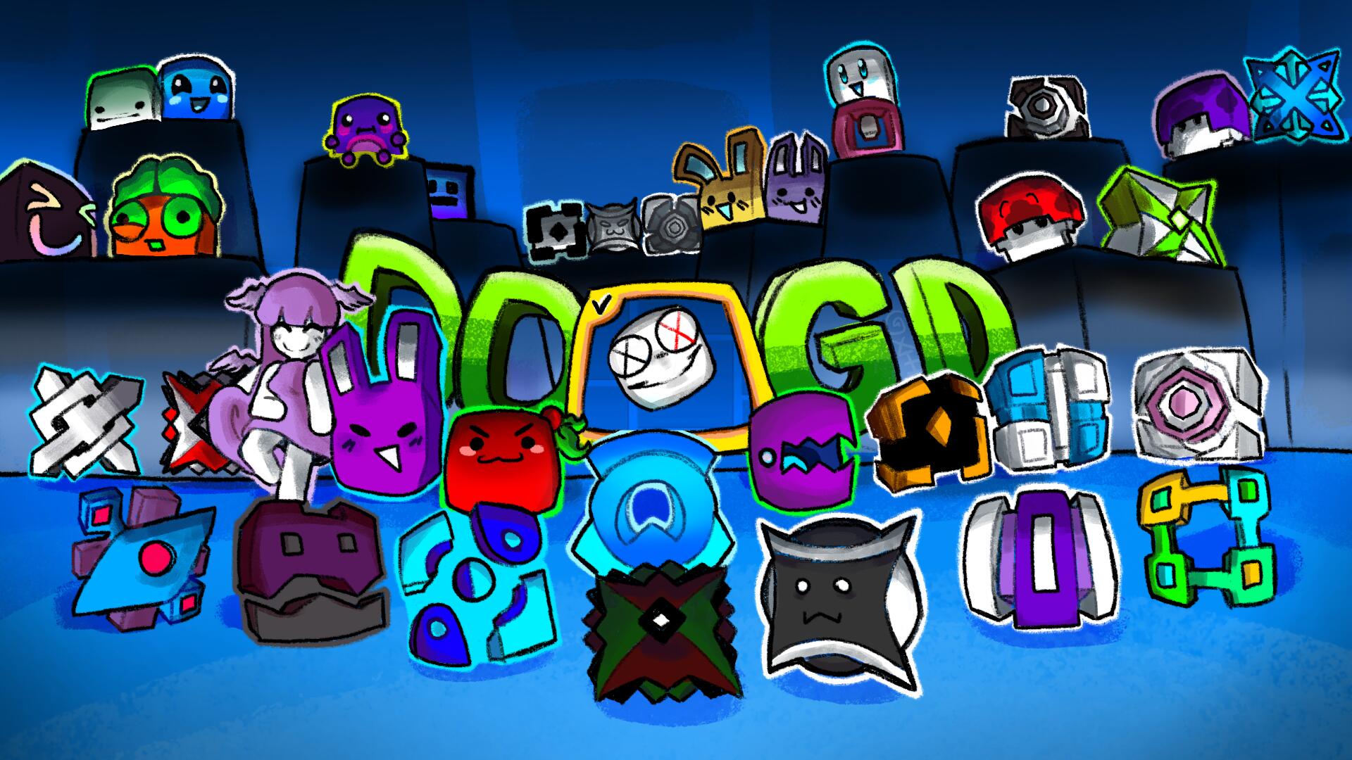 Discovery splash banner for Daily Dose of Geometry Dash Discord server