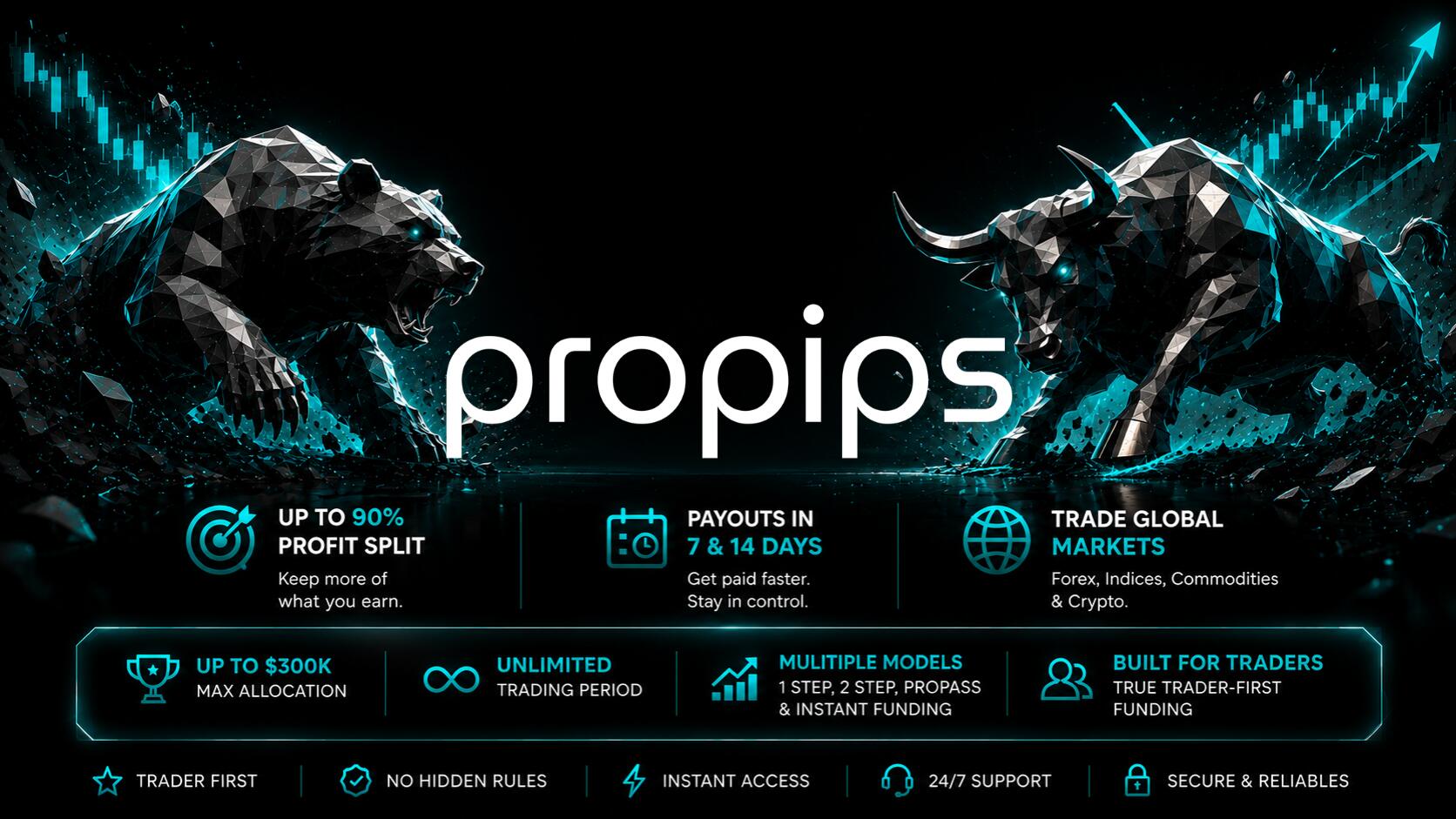 Discovery splash banner for ProPips Discord server