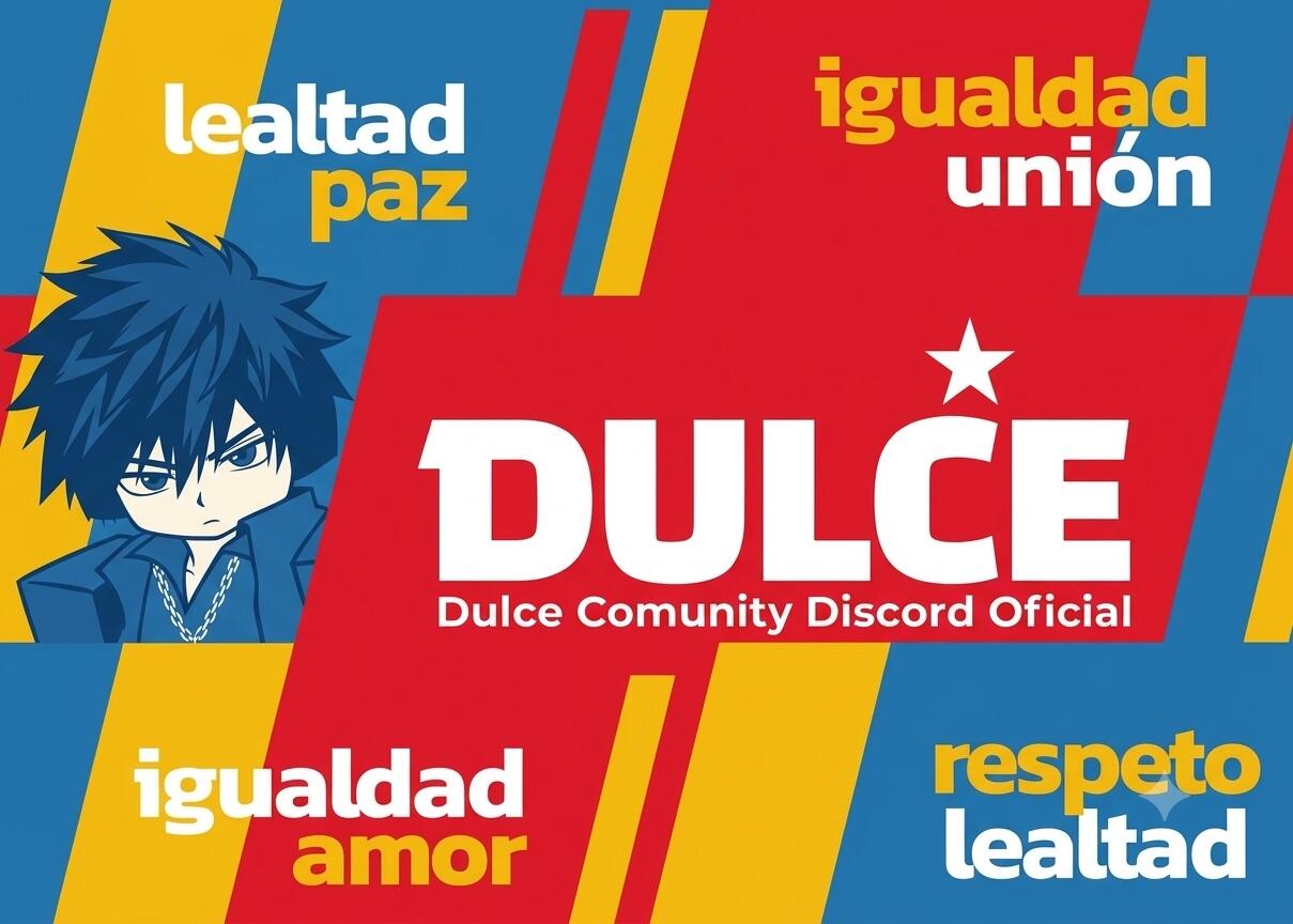 Discovery splash banner for Dulce Comunity Discord server