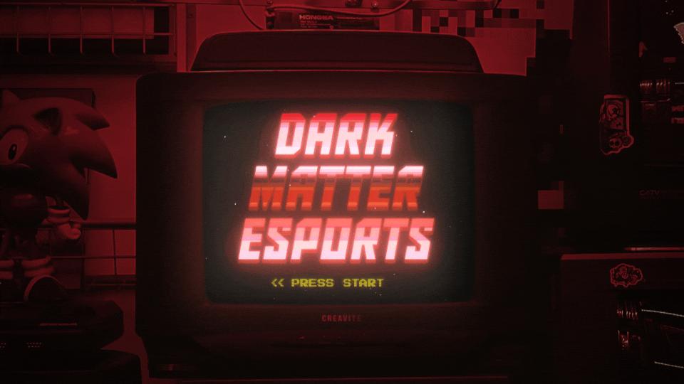 Discovery splash banner for Dark Matter Esports Discord server
