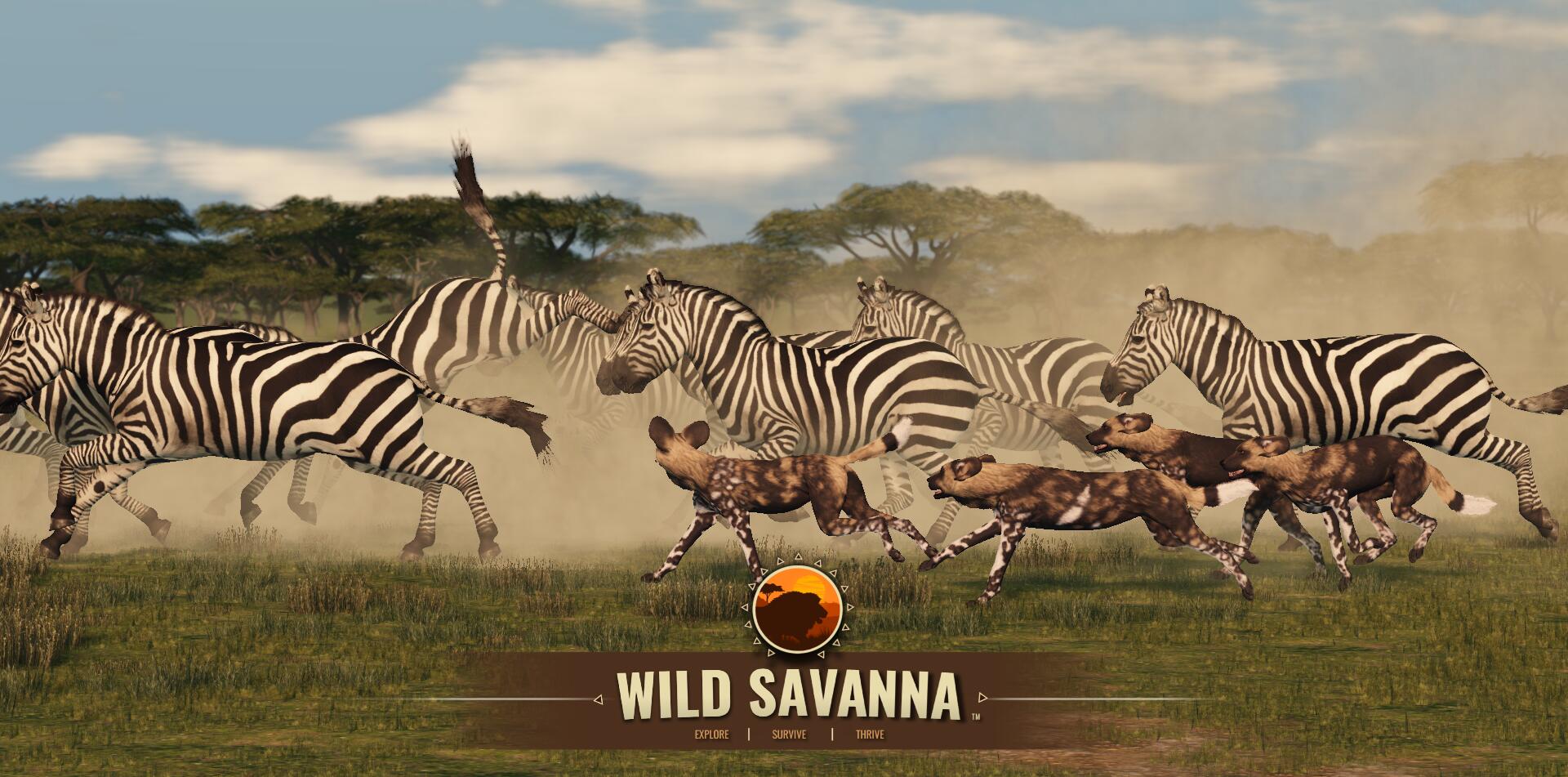 Discovery splash banner for Wild Savanna Official Server Discord server