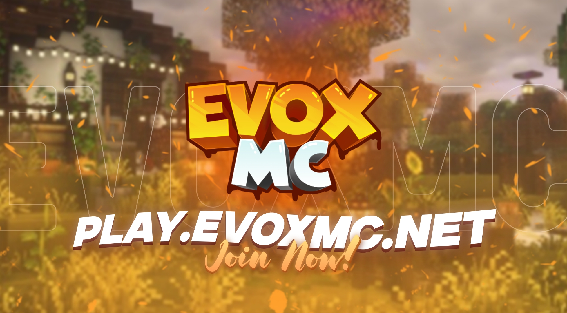Discovery splash banner for EvoxMC Discord server