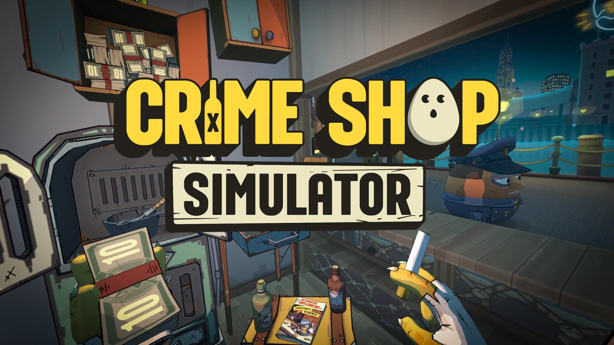 Discovery splash banner for Crime Shop Simulator: A Prison Boss Game Discord server