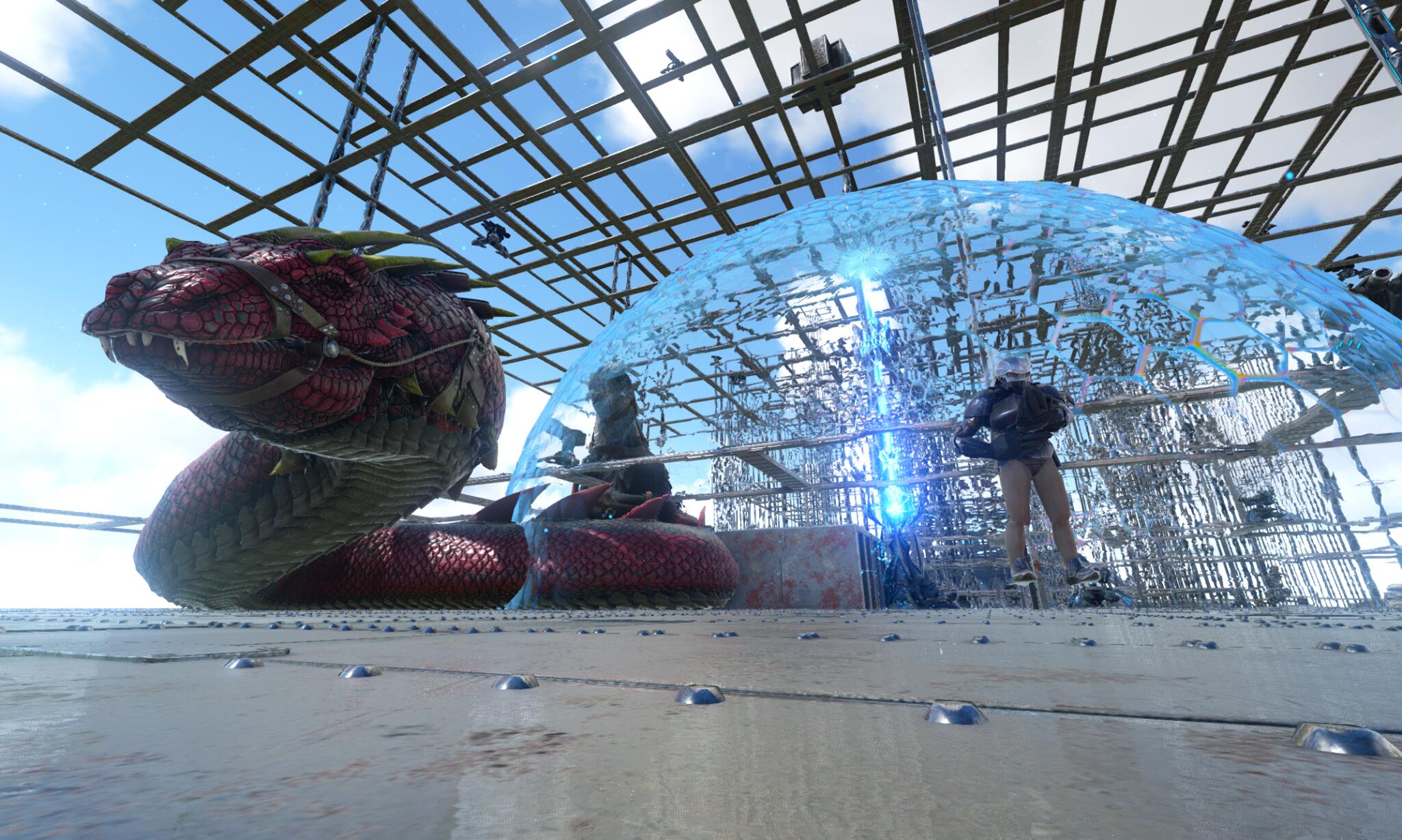 Discovery splash banner for ARK Basetour Discord Discord server
