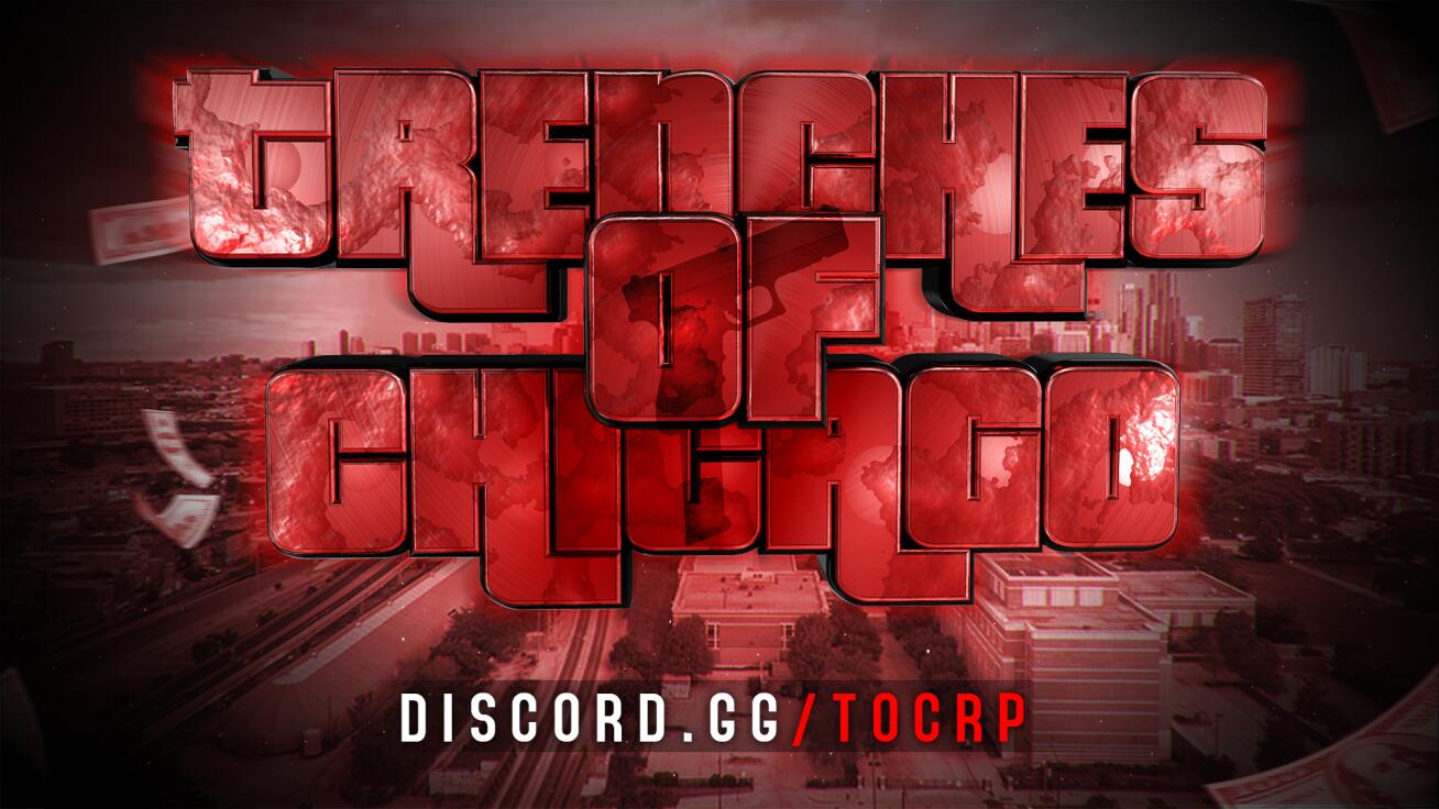 Discovery splash banner for Trenches Of Chicago | The Return 💥 Discord server
