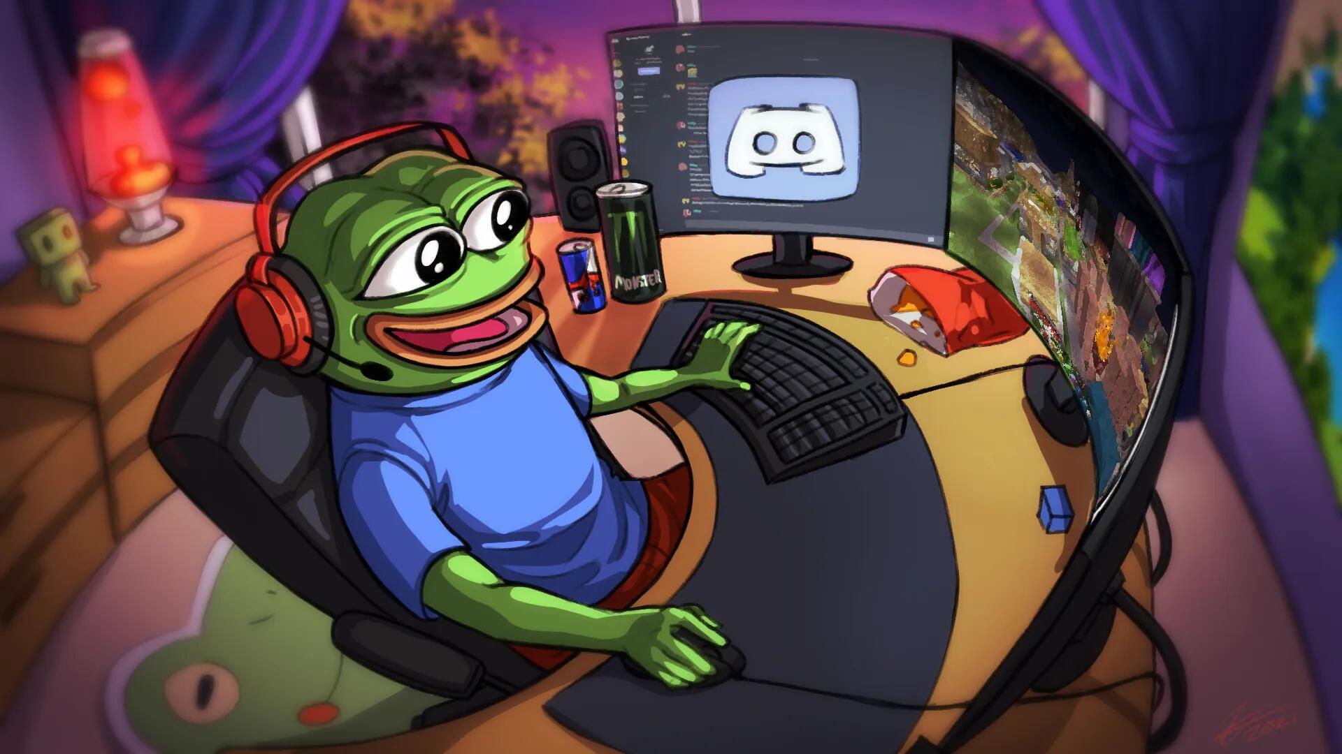 Discovery splash banner for Peepo Emotes Reborn Discord server
