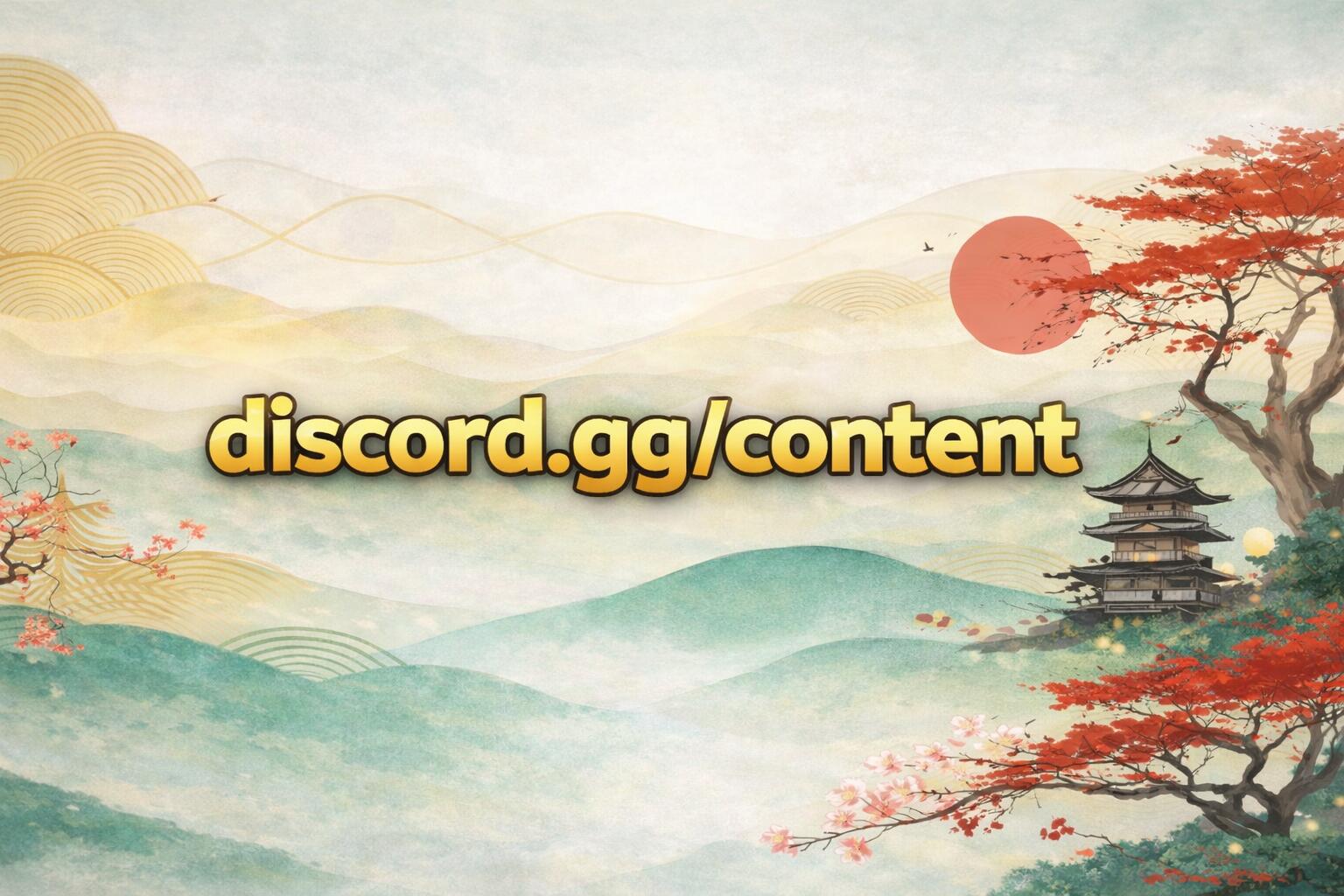 Discovery splash banner for Content Creators Discord server