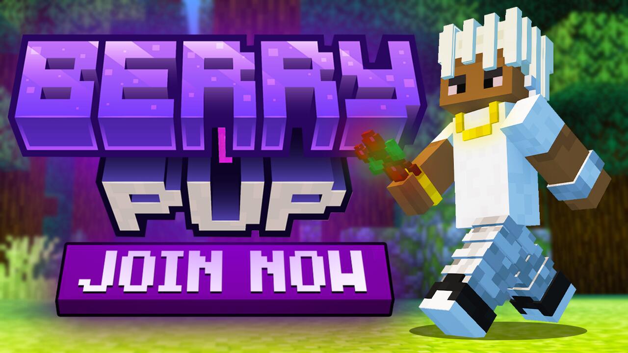 Discovery splash banner for berrypvp.club Discord server