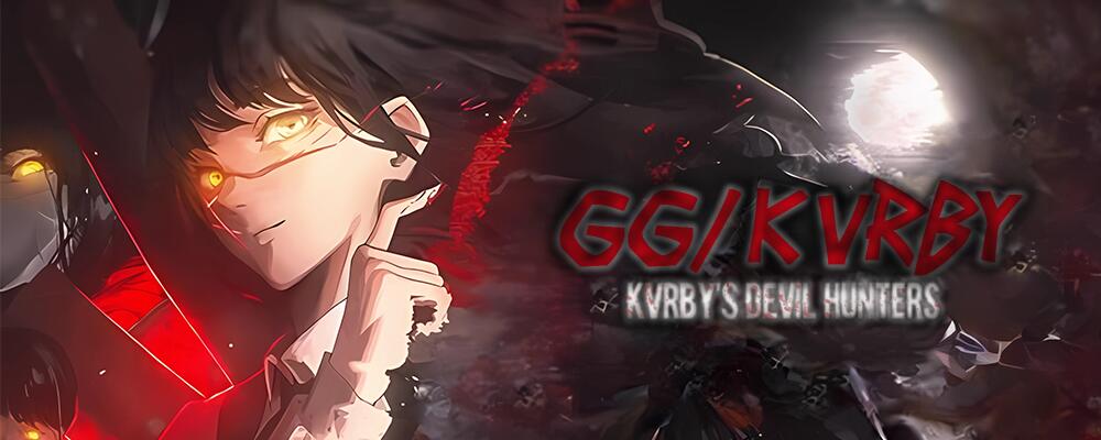 Discovery splash banner for Kvrby's Devil Hunters Discord server