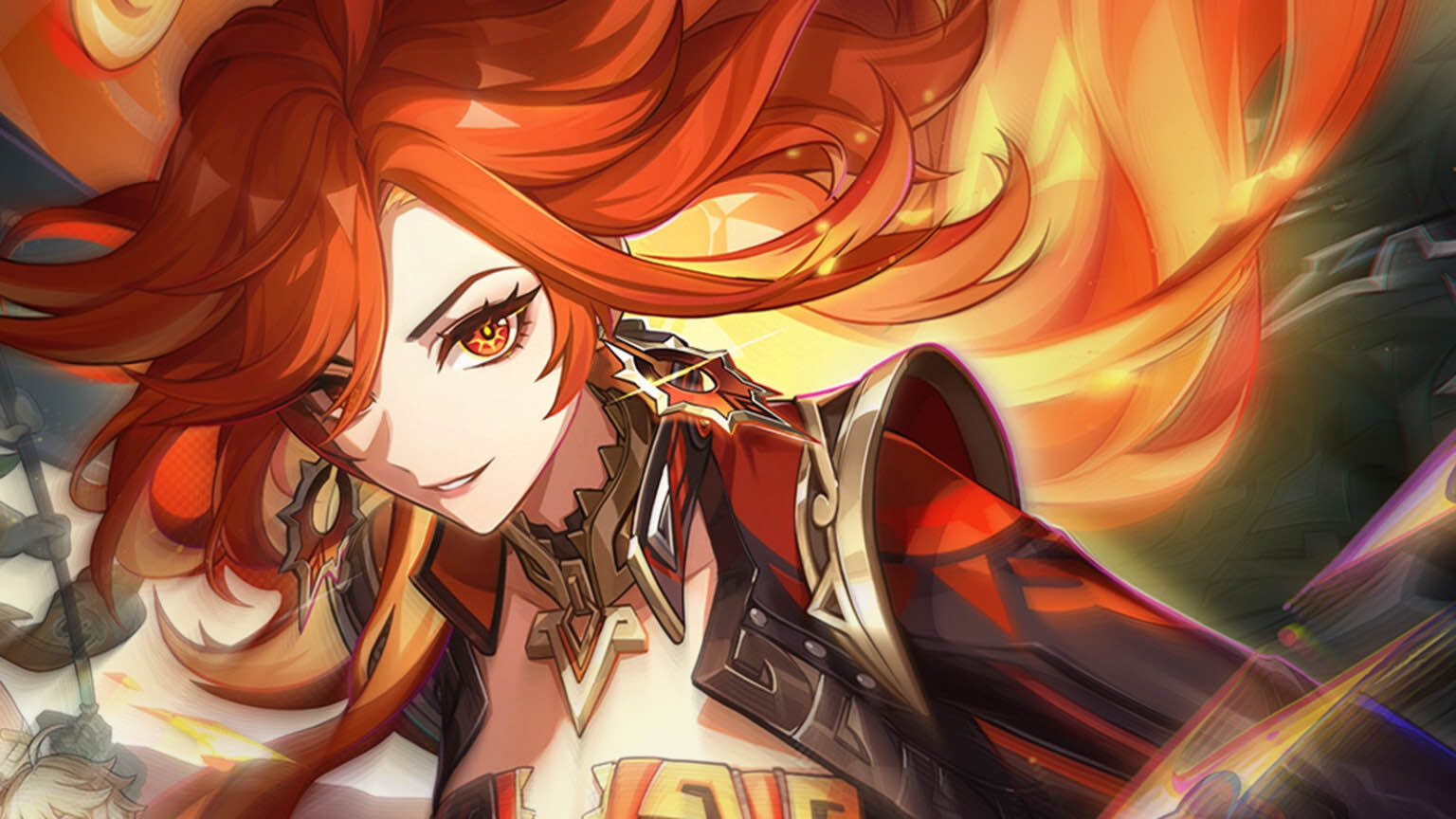 Discovery splash banner for Mavuika Mains ⟡ Natlan Discord server