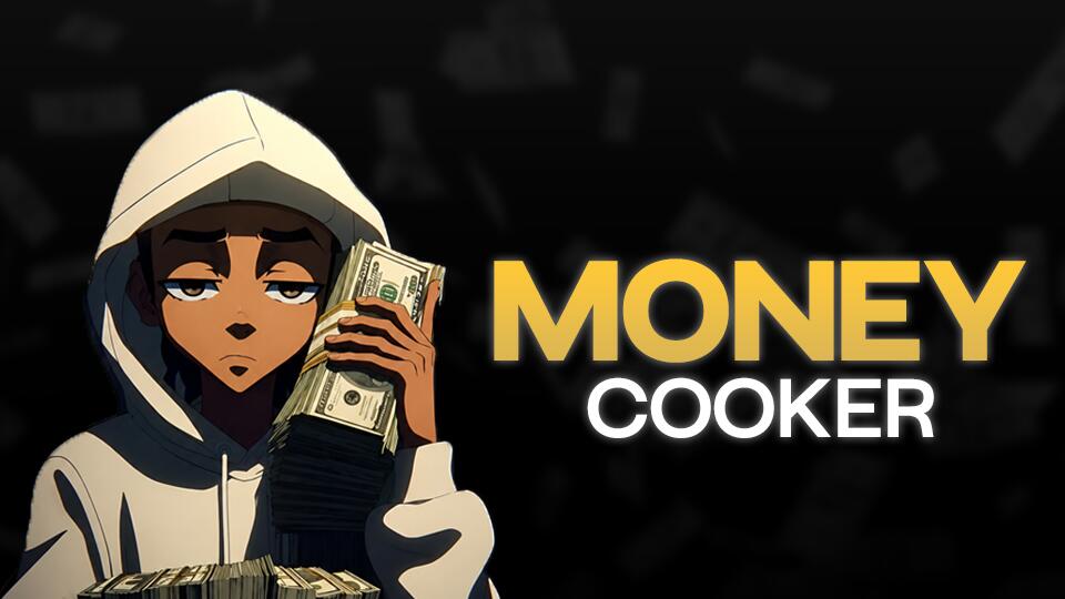 Discovery splash banner for MONEY COOKER | E-commerce Discord server